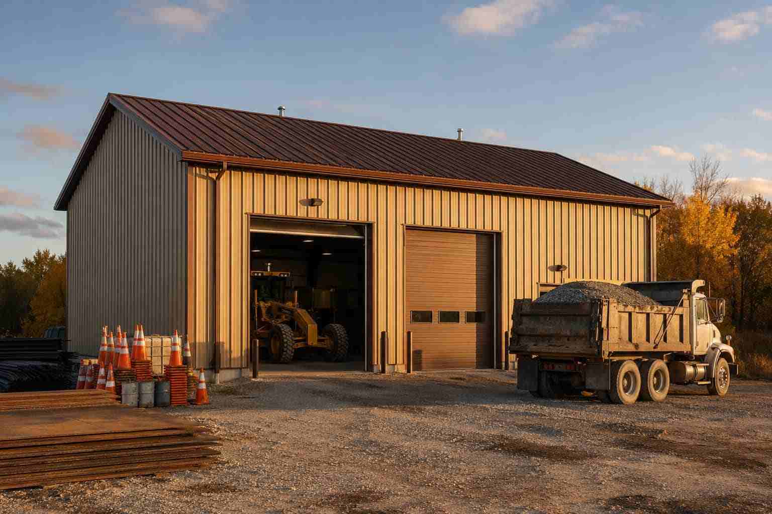 municipal / public works building + seasonal storage