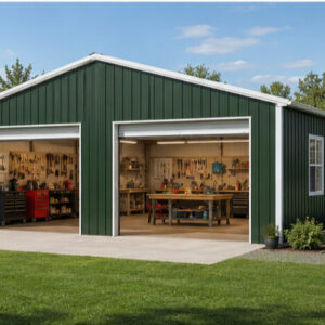 16×30 Backyard Storage Shed Metal Building Kit