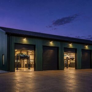 36×36 Small Auto Repair Shop Metal Building Kit