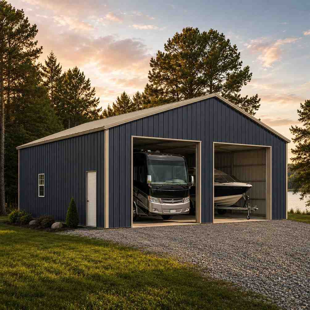 Everyday rv cover with storage