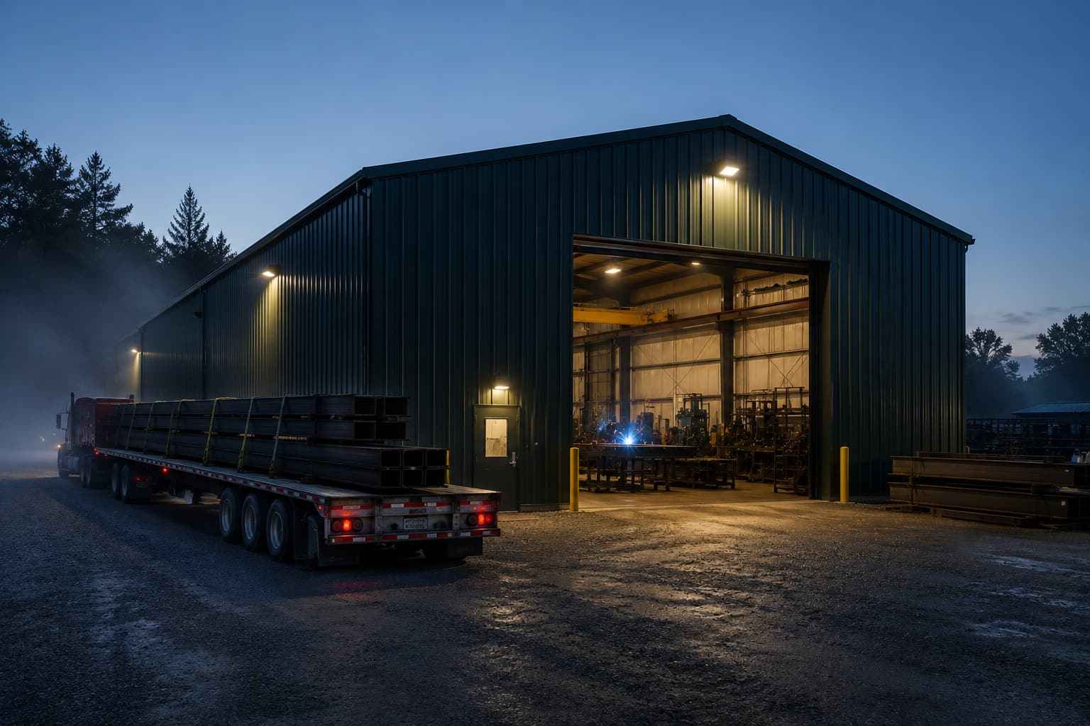 fabrication shop + seasonal storage