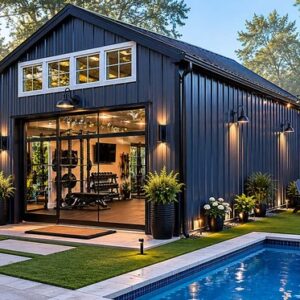 14×20 Pool House and Cabana