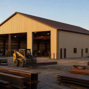 36×36 Light Fabrication Shop Metal Building Kit