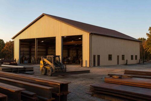 32×50 Enclosed Storage for Inventory