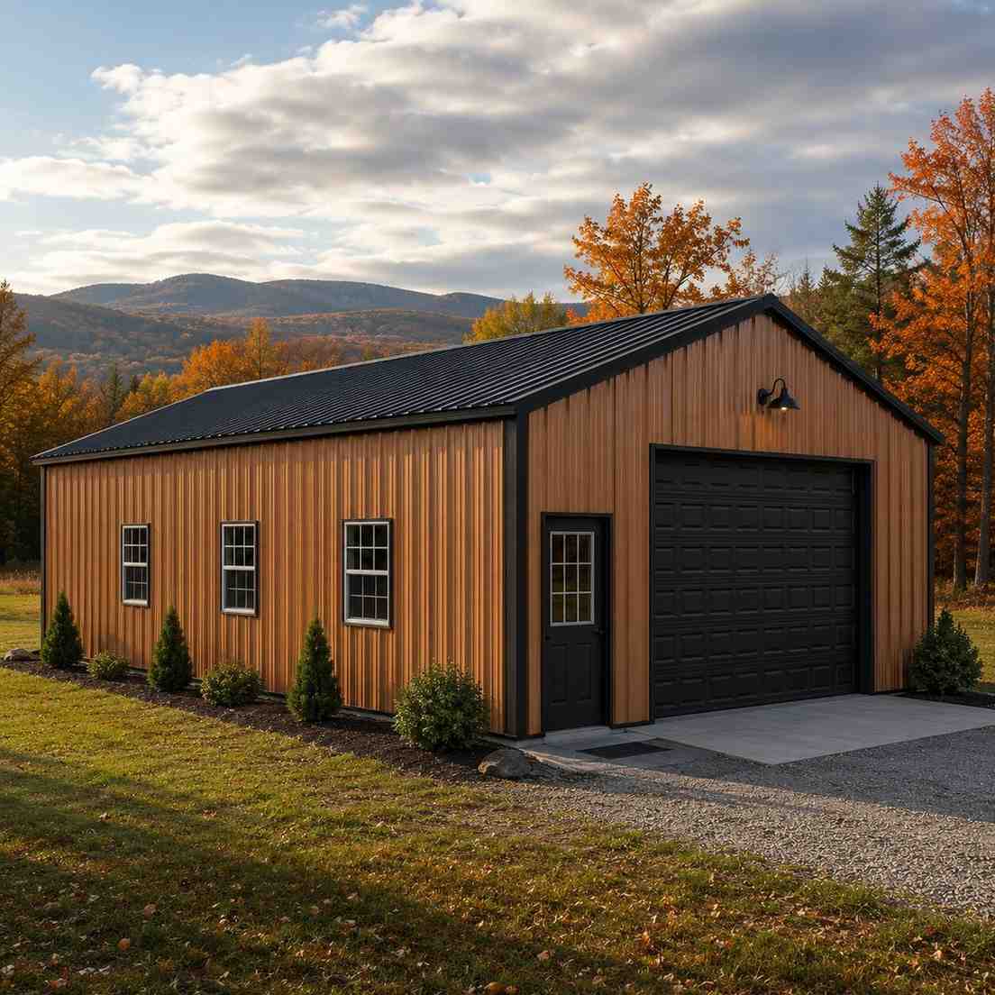 two-car garage + seasonal storage