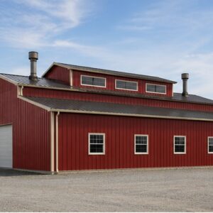 30×56 Horse Barn with Stalls