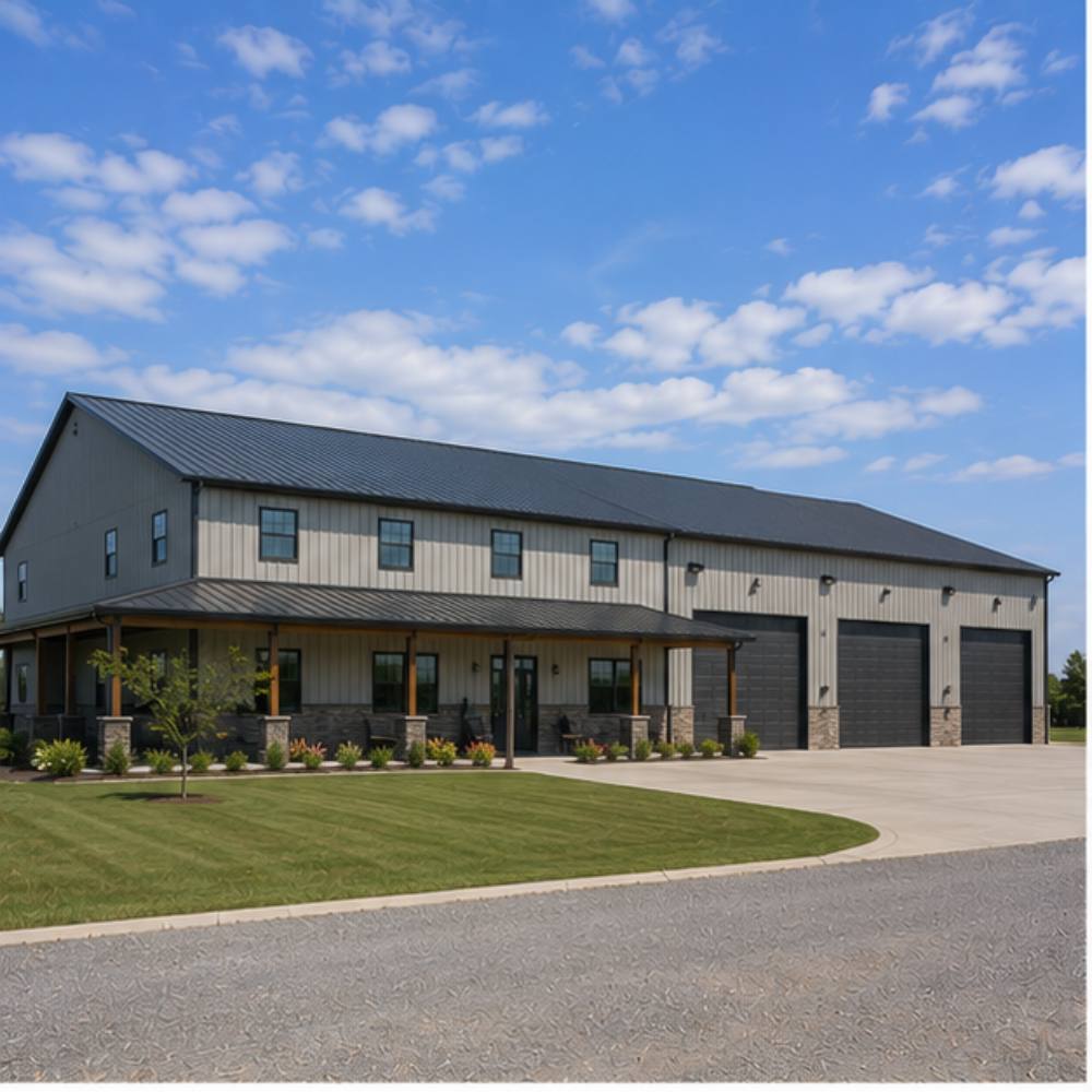 80x80 Metal Building Kits Built for Commercial Use