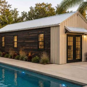 10×12 Pool Equipment House