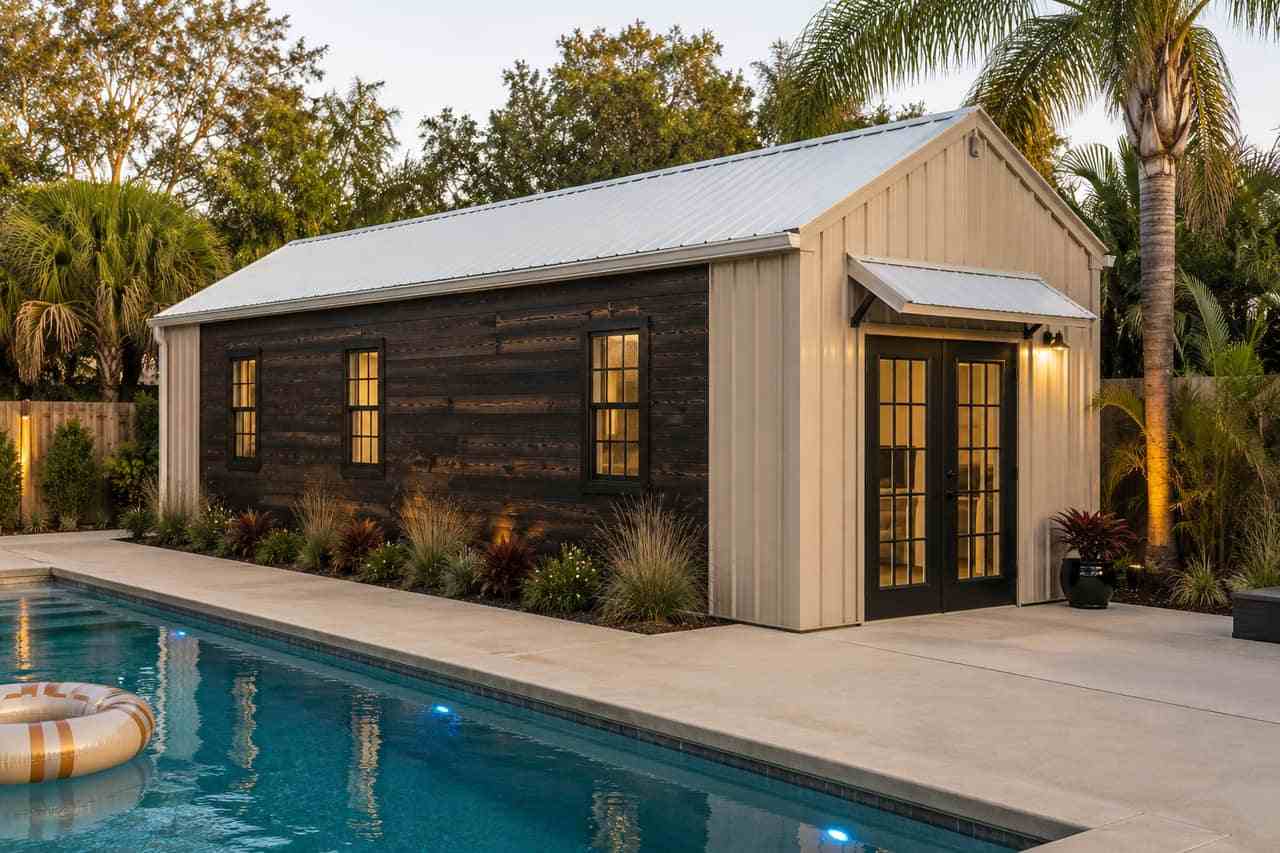 Pool House & Cabana hero view