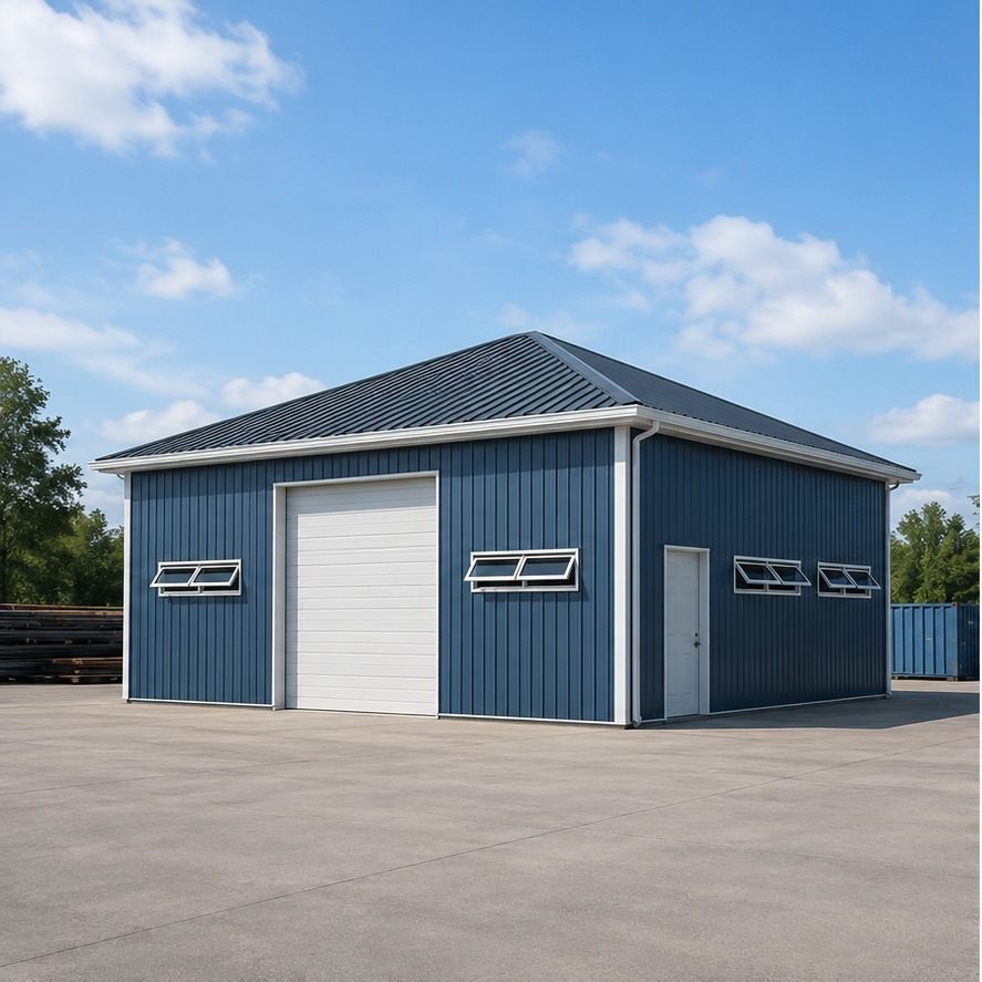 Commercial Steel Building hero view