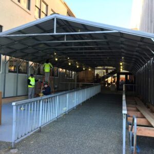 27×60×8 commercial municipal building built and erected by Steel and Stud crews