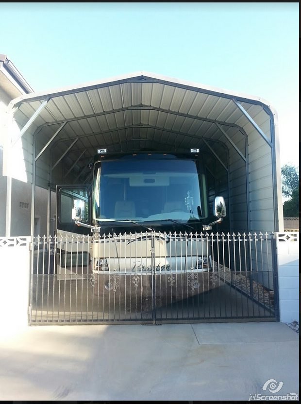Standard roof carport example
