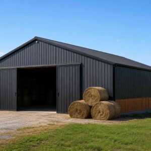 18×45 Hobby Farm Equipment Barn Metal Building Kit