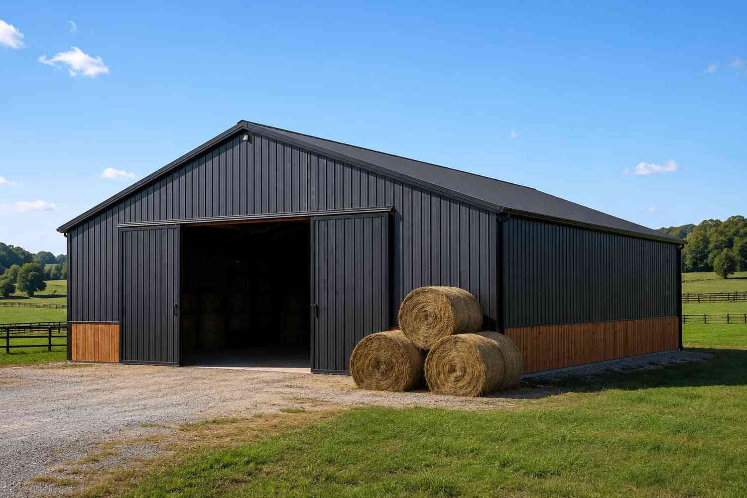 Everyday equipment storage barn