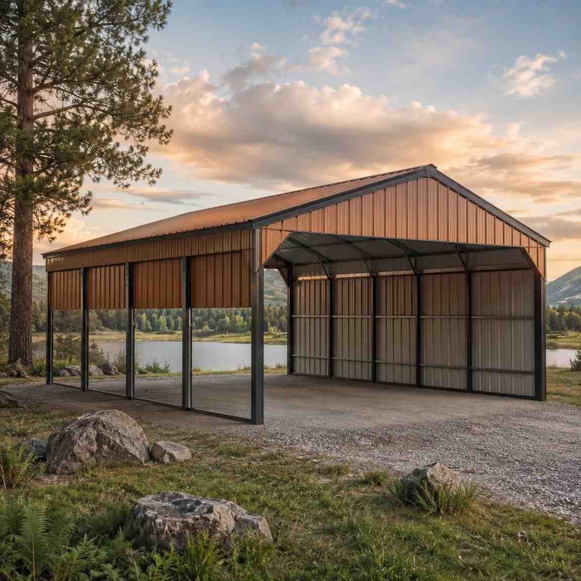 Metal Carport (Open) hero view