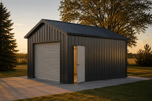 20x40 Metal Garage – 2 Car Garage