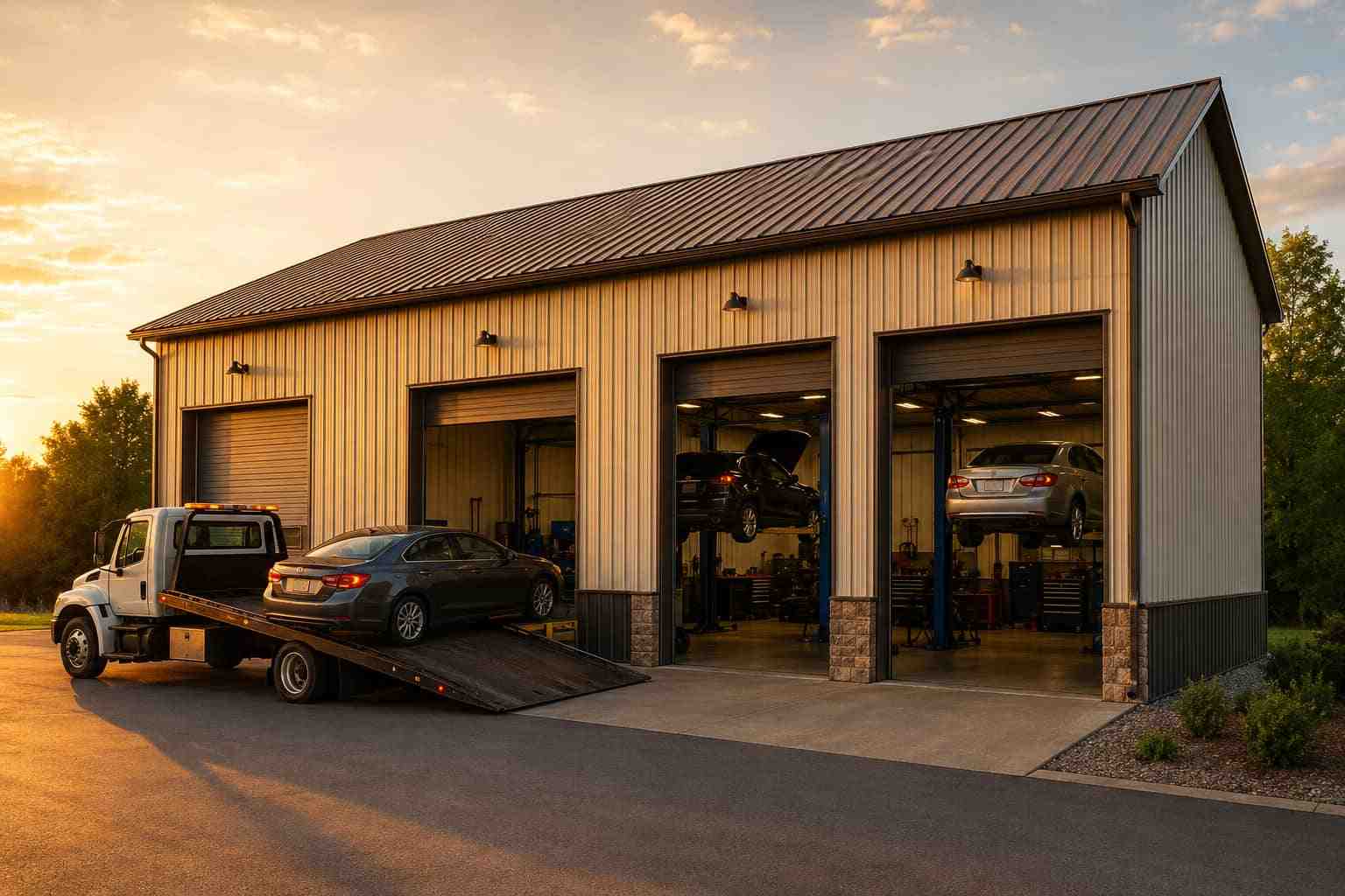 Everyday lift-ready mechanic shop