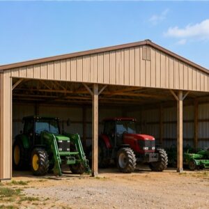 18×45 Two-Bay Contractor Shop Metal Building Kit
