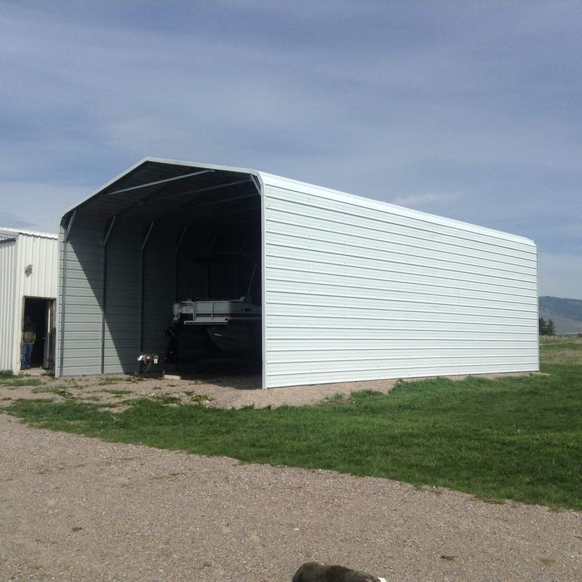 24×40 metal building built and erected by Steel and Stud crews