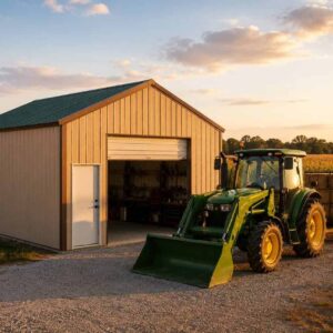 14×24 Tractor & Equipment Shed