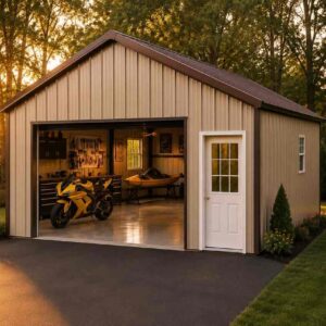 14×24 Motorcycle & Toy Garage