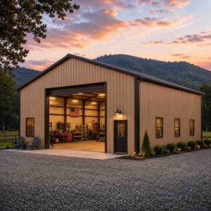 36×36 Workshop Kit Metal Building Kit