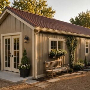 30×36 Contractor Tool Shop and Yard Office Metal Building Kit