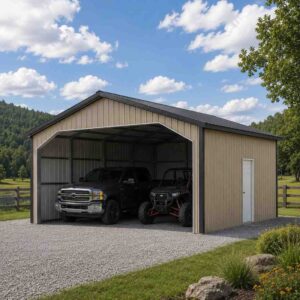20×26 ATV, Mower, and Lawn Equipment Storage