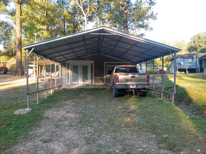 Metal building project by Steel and Stud — 24×25×7, Mississippi featuring all-vertical roof and side panels