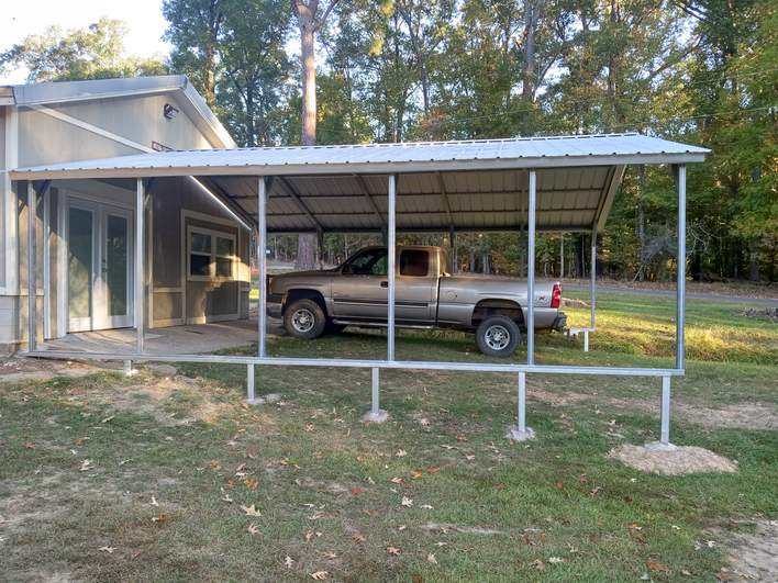 24×25×7 custom metal building, factory-direct from Steel and Stud, Mississippi