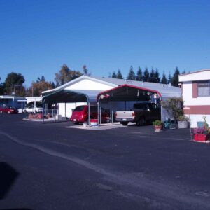Metal building project by Steel and Stud, featuring engineered roof and side panels
