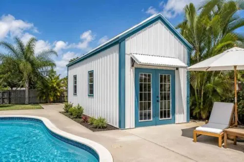 16×24 Pool House & Cabana Metal Building Kit