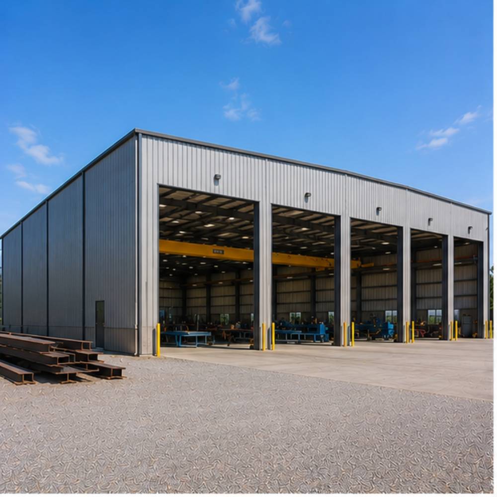 100x70 Prefab Metal Building with Adjustable Leg Heights up to 20 Ft - Image 6